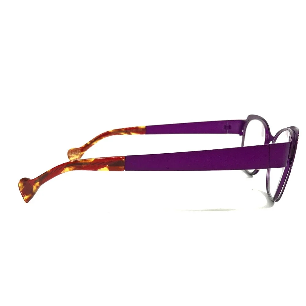 BOZ Eyeglasses Frames ZEBRA 7232 Purple Panther Red Cat Eye Full Rim 54-16-135